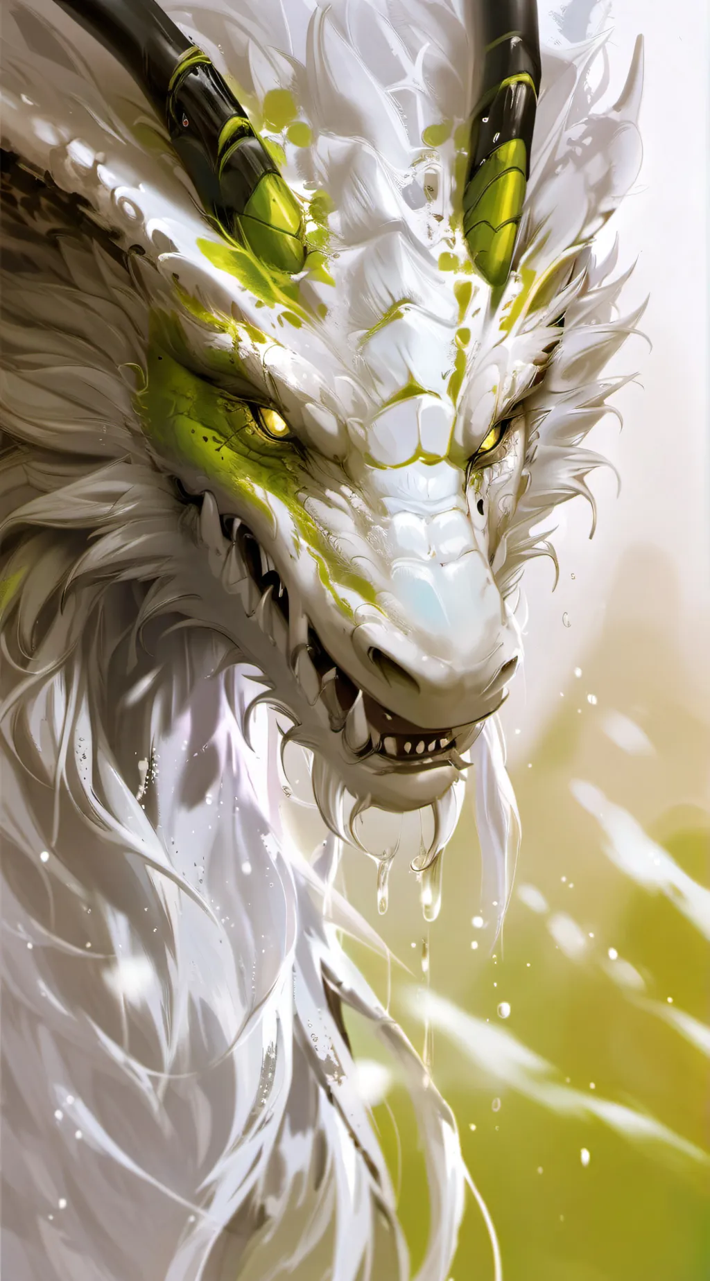 ai character: dragon symbiote  background