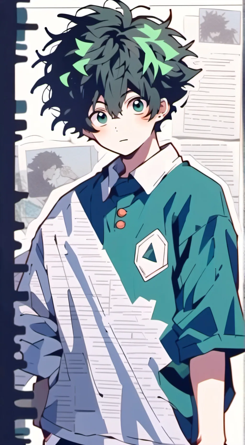 ai character: Deku background