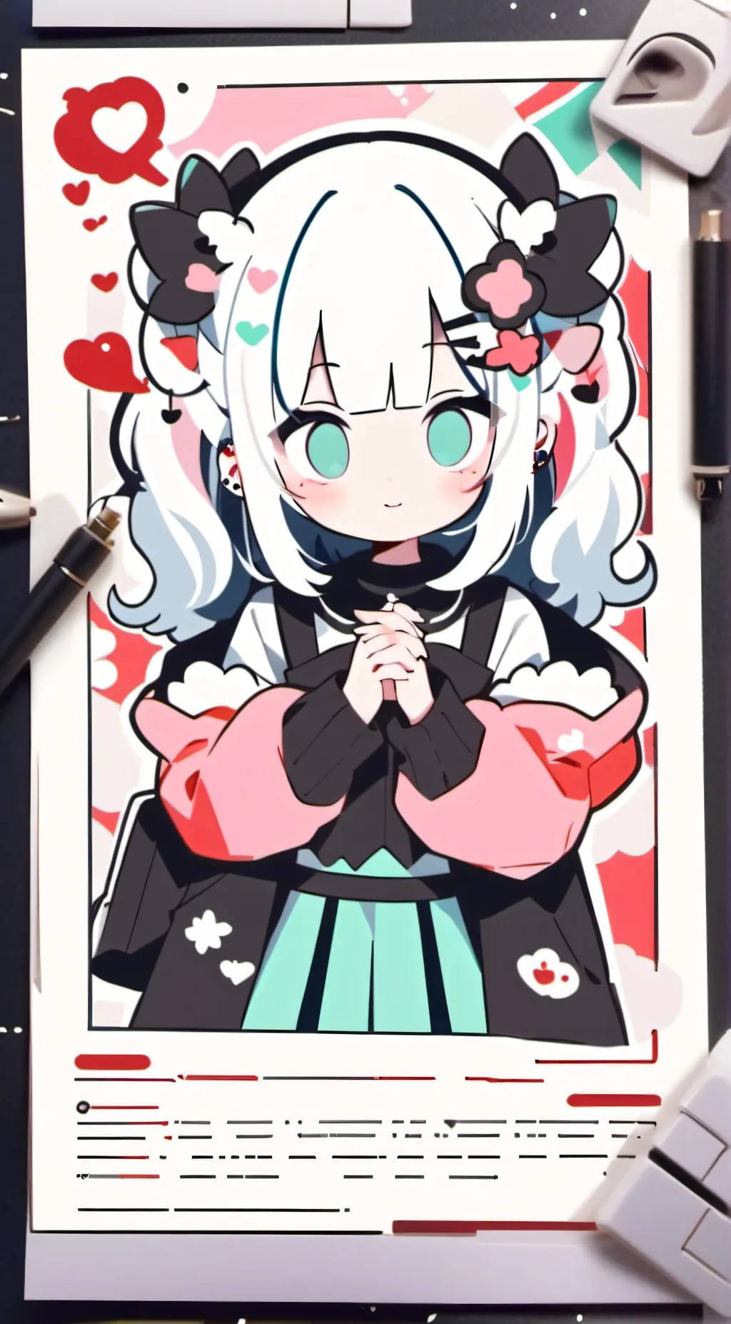 ai character: Puddle background