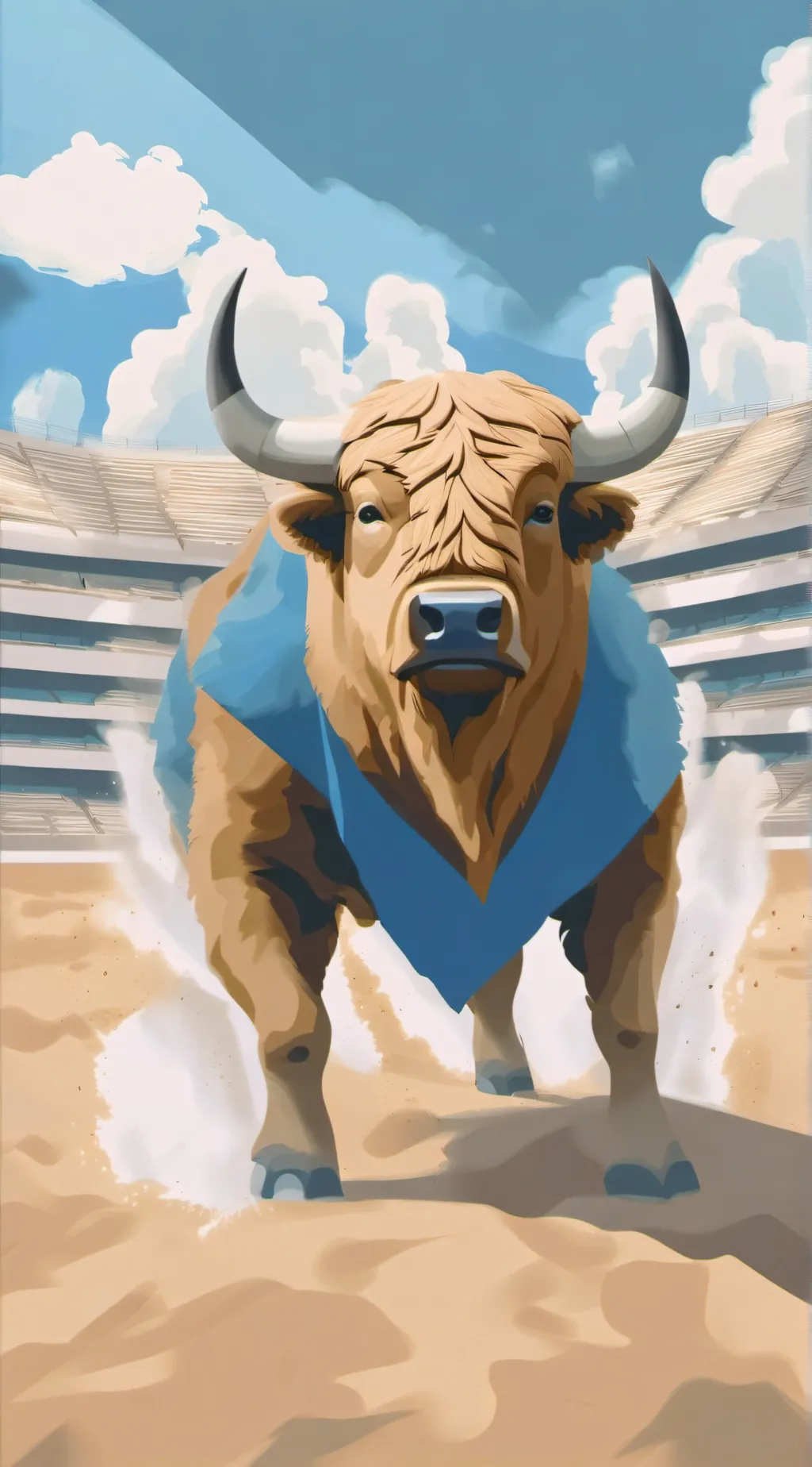 ai character: Buffalo background