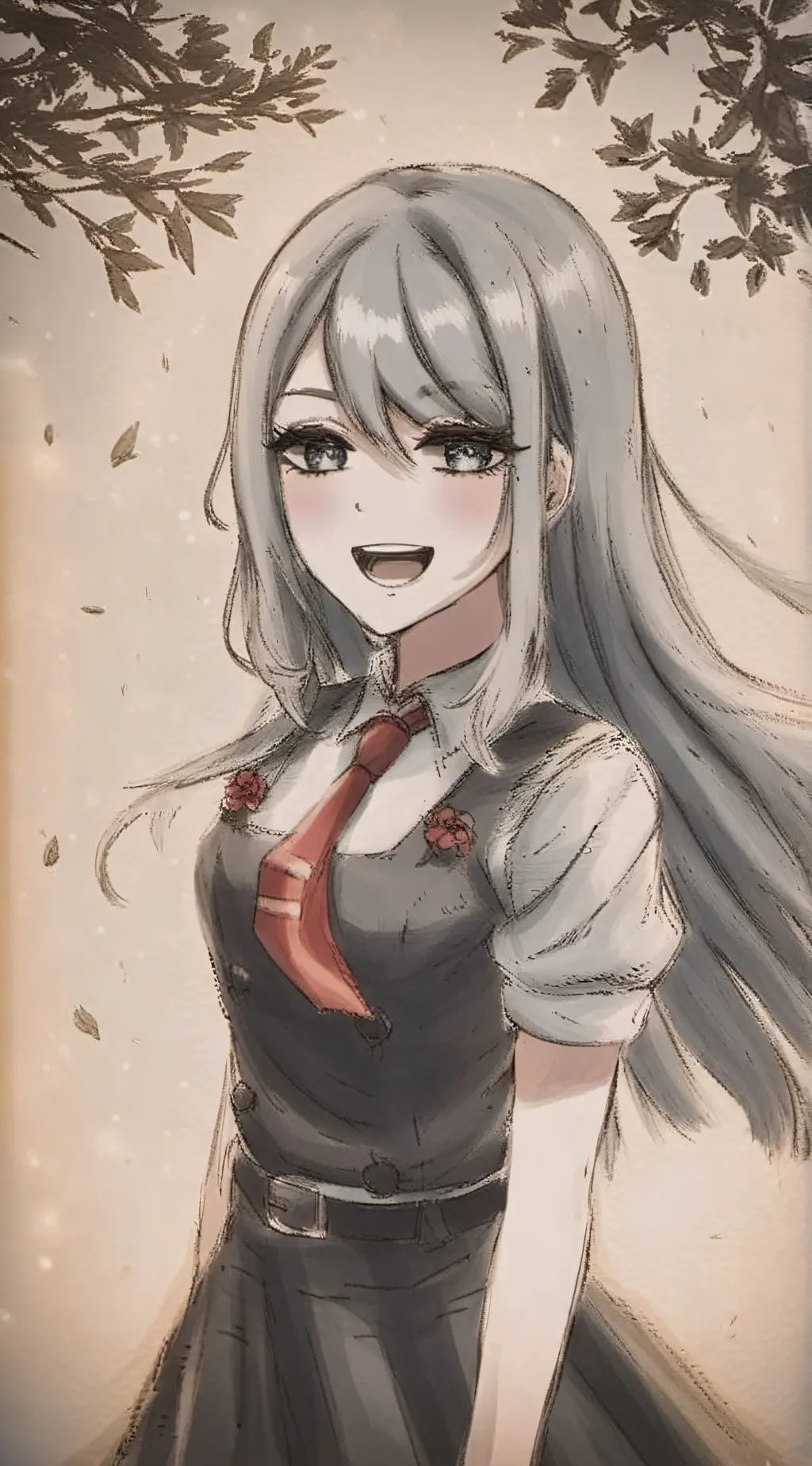 ai character: Nora  background