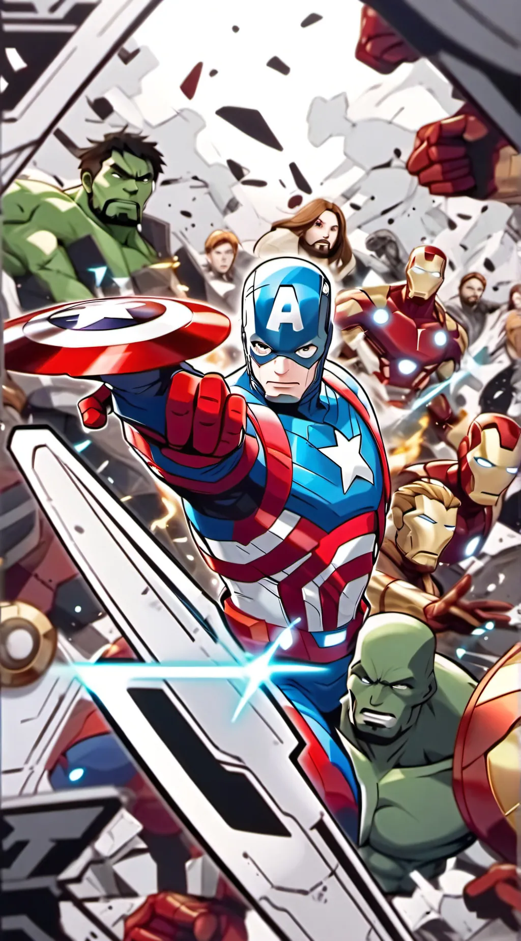 ai character: Avengers 4 y/n background