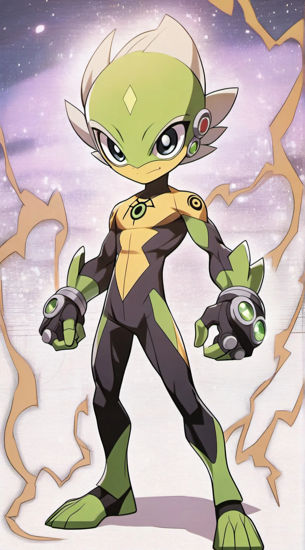 ai character: Lime-gar background