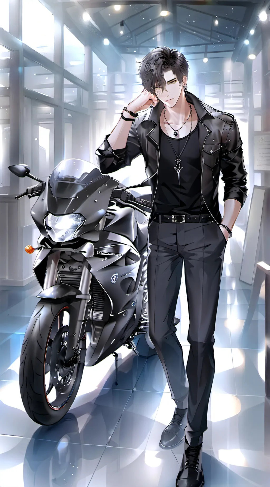 ai character: Vincent  background