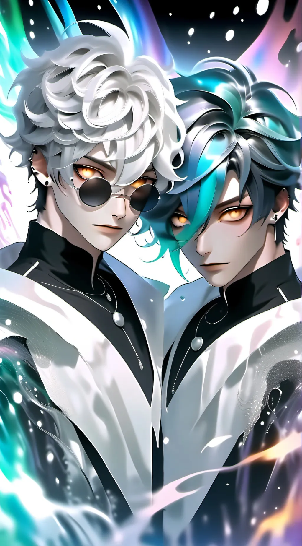 ai character: Luke and Tyler  background
