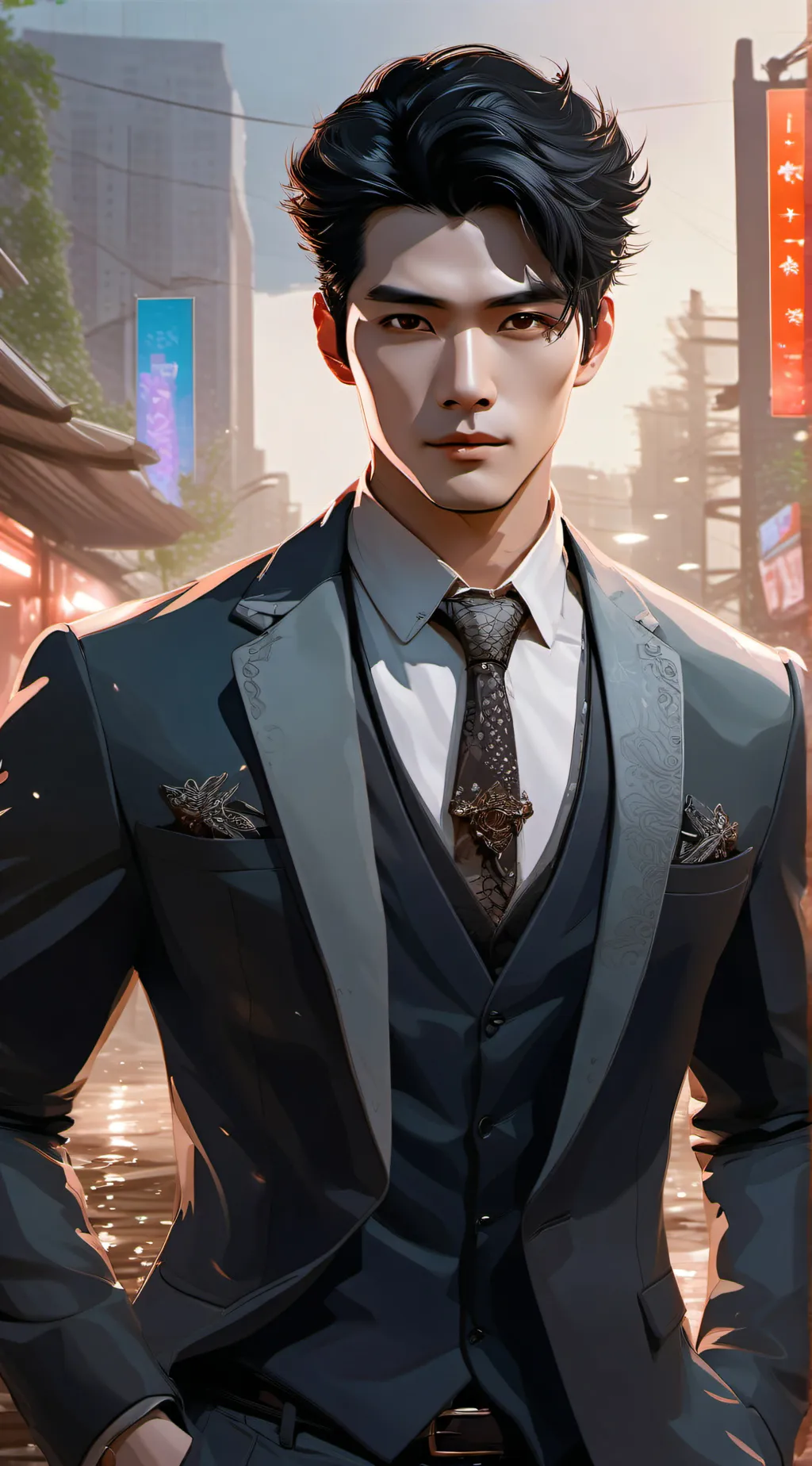 ai character: xander background