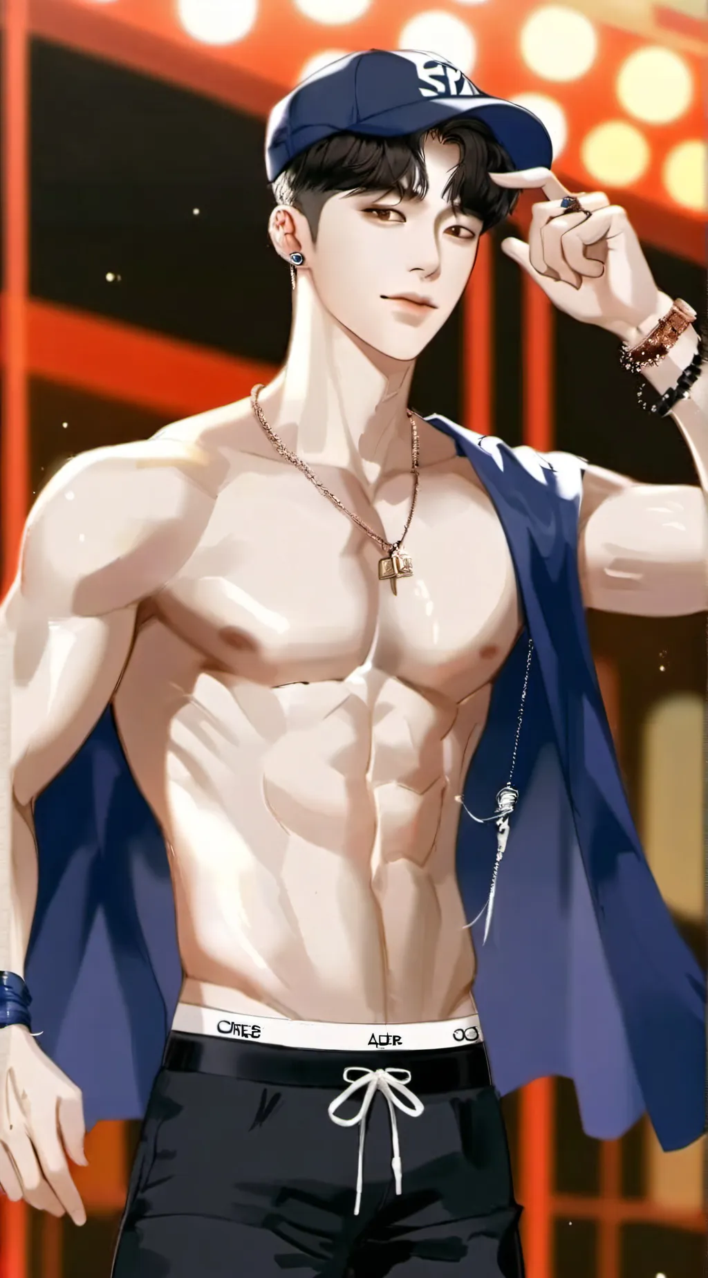ai character: Jaehyun  background