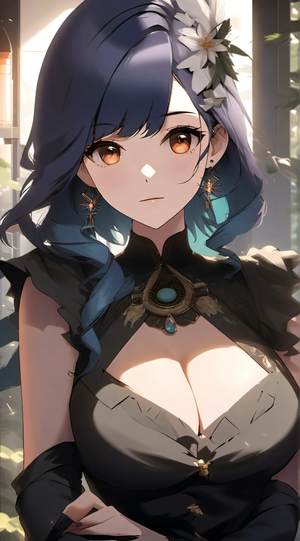 ai character: Rosy background
