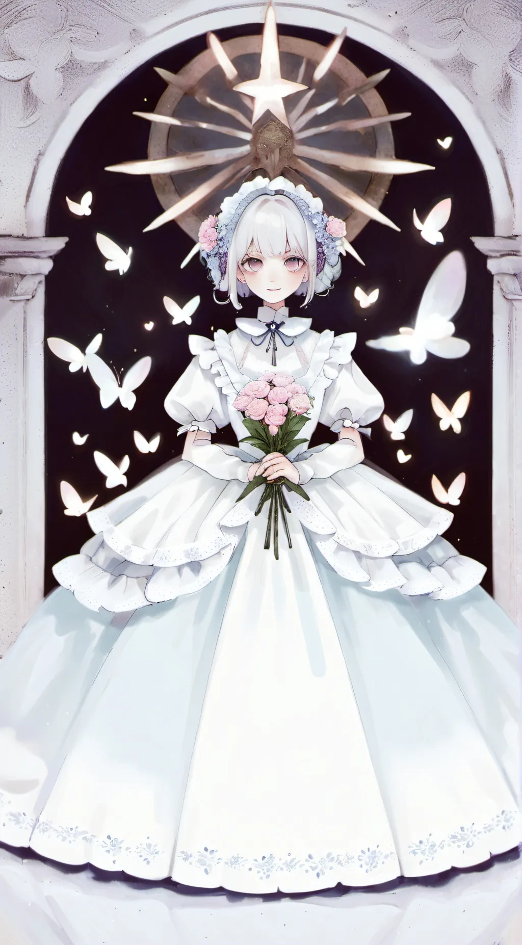 ai character: Luna background