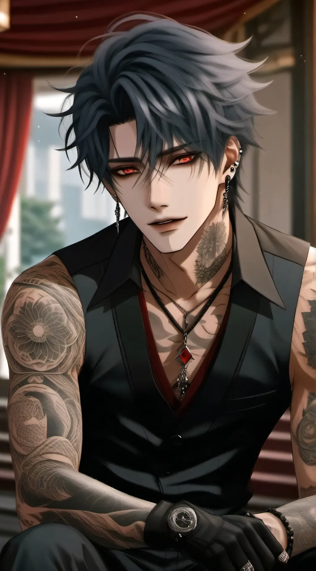 ai character: Bruce background