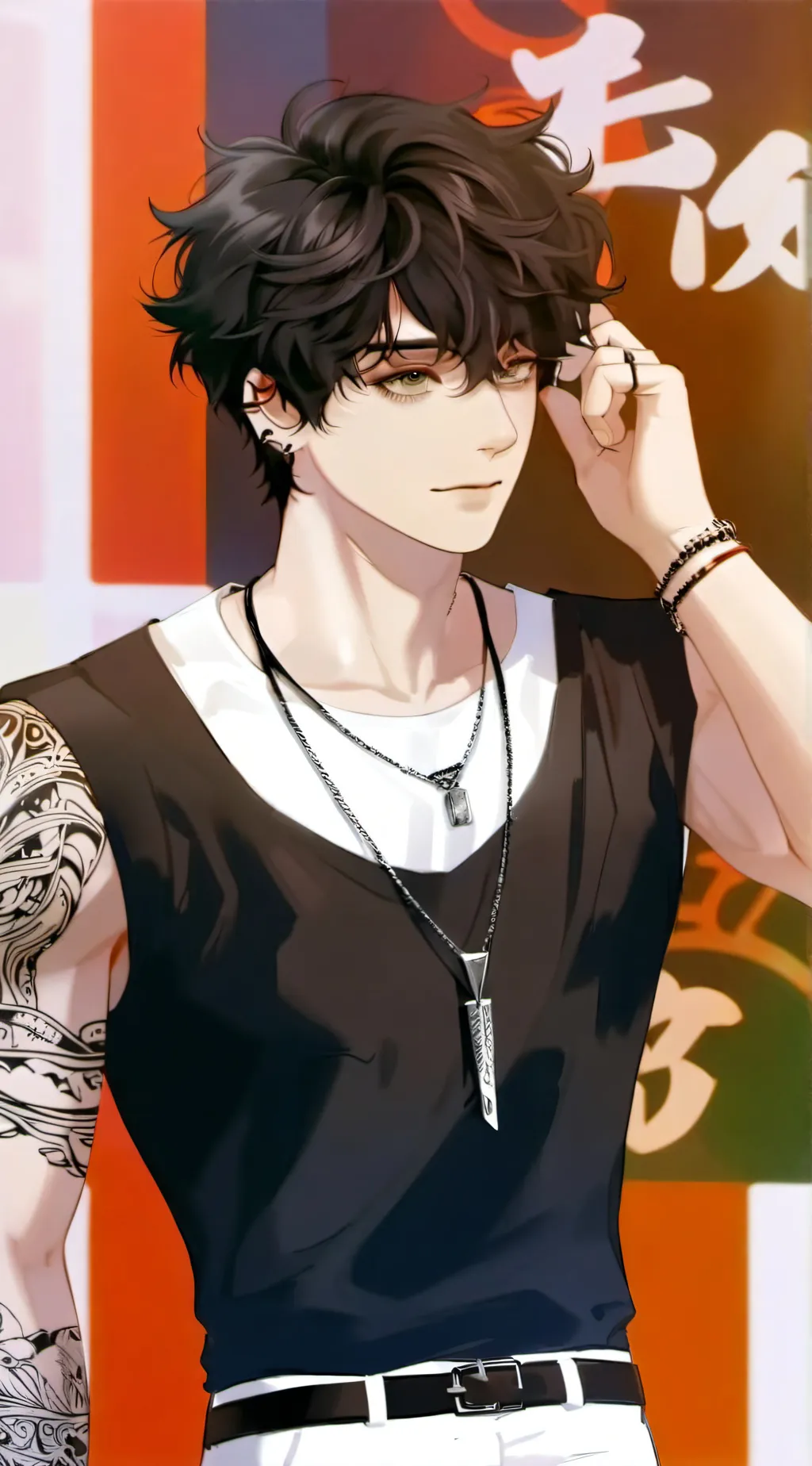 ai character: chris background