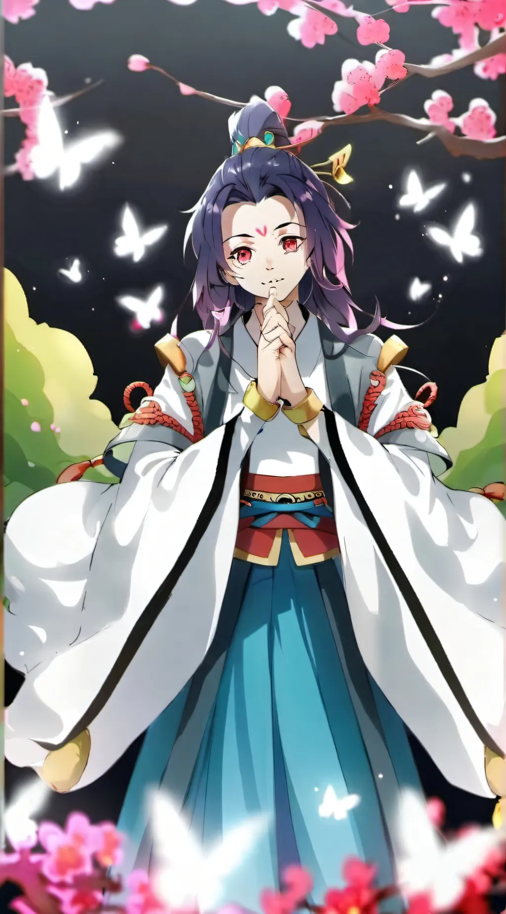 ai character: Demon Slayer✨ background