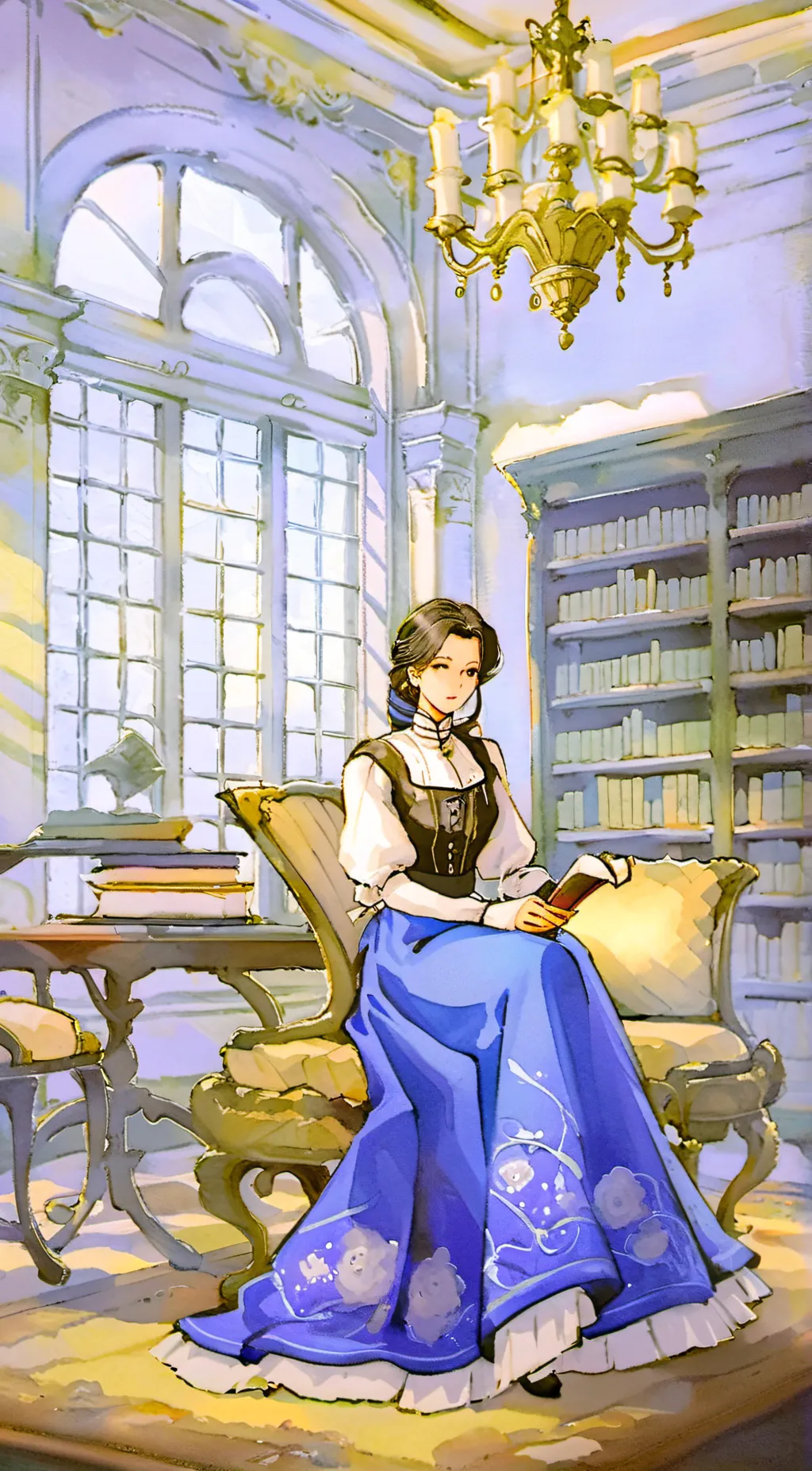 ai character: lily background
