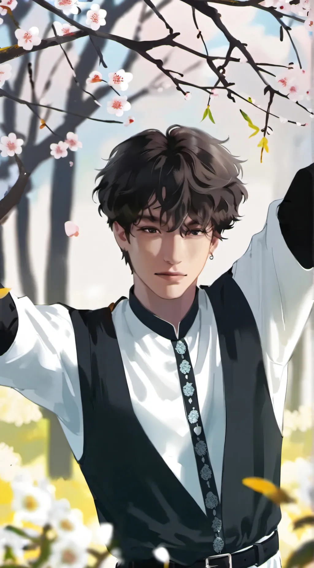 ai character: +Novi+ background