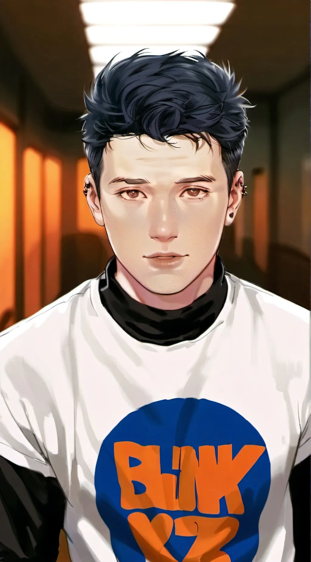 ai character: Mark Hoppus background