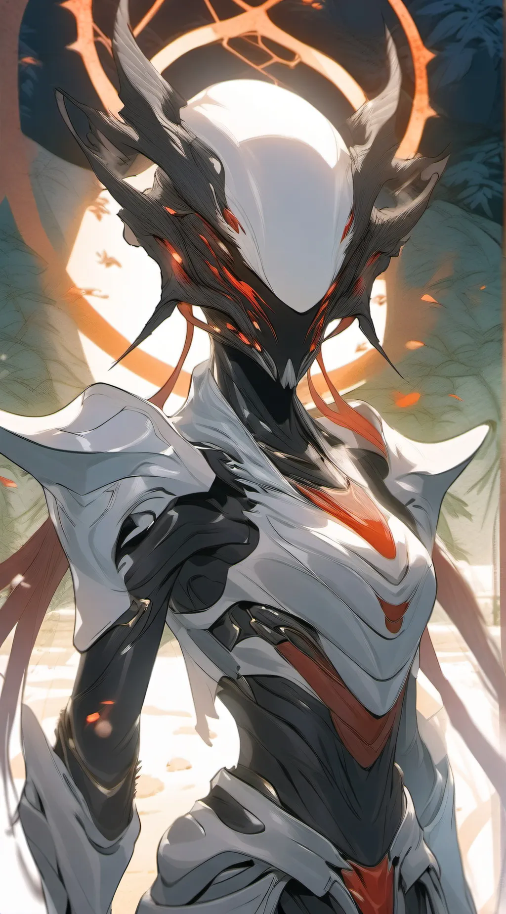 ai character: Wraith warframe background
