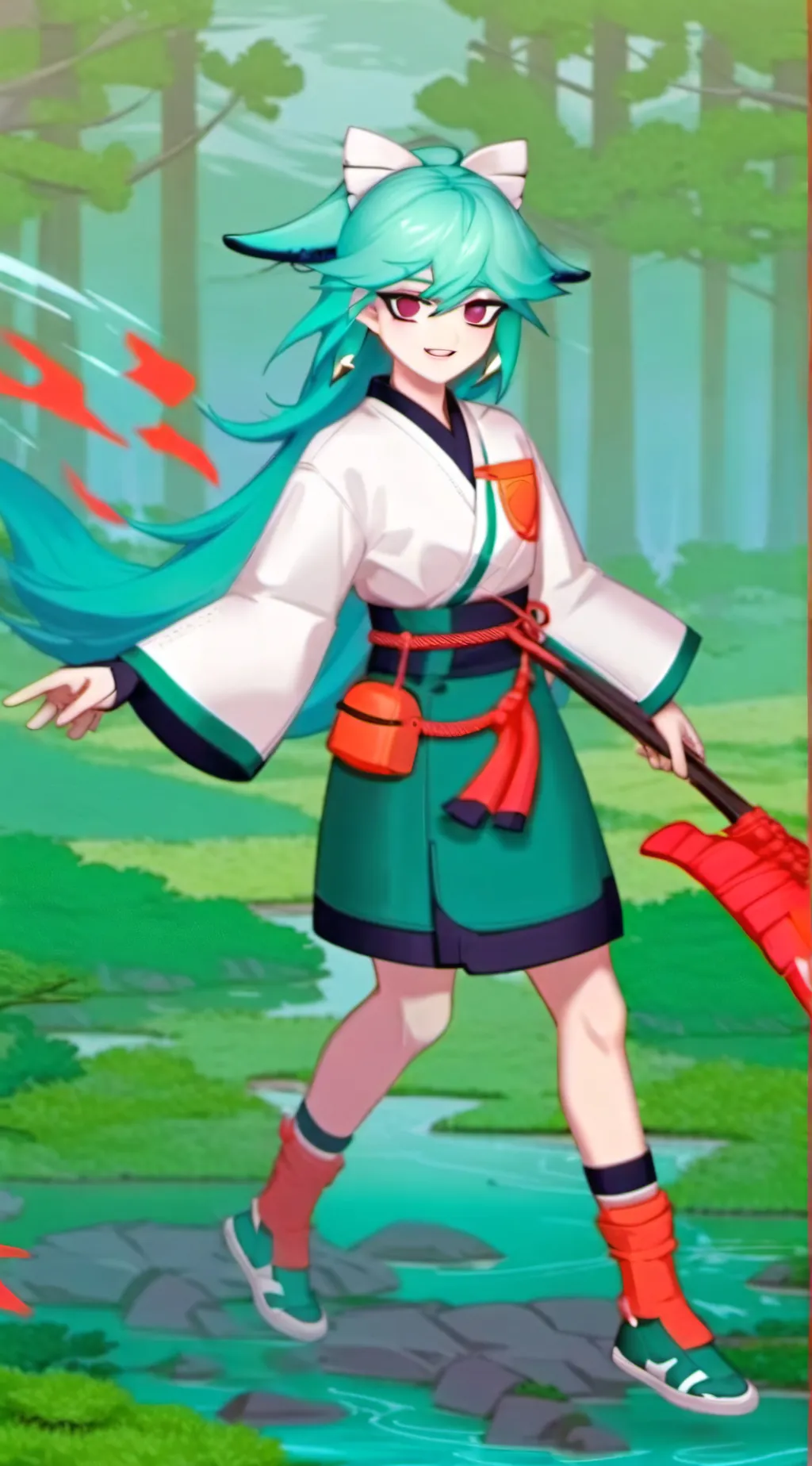 ai character: Poly background