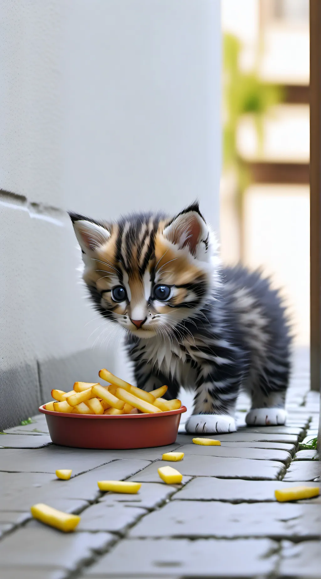 ai character: Kitten background