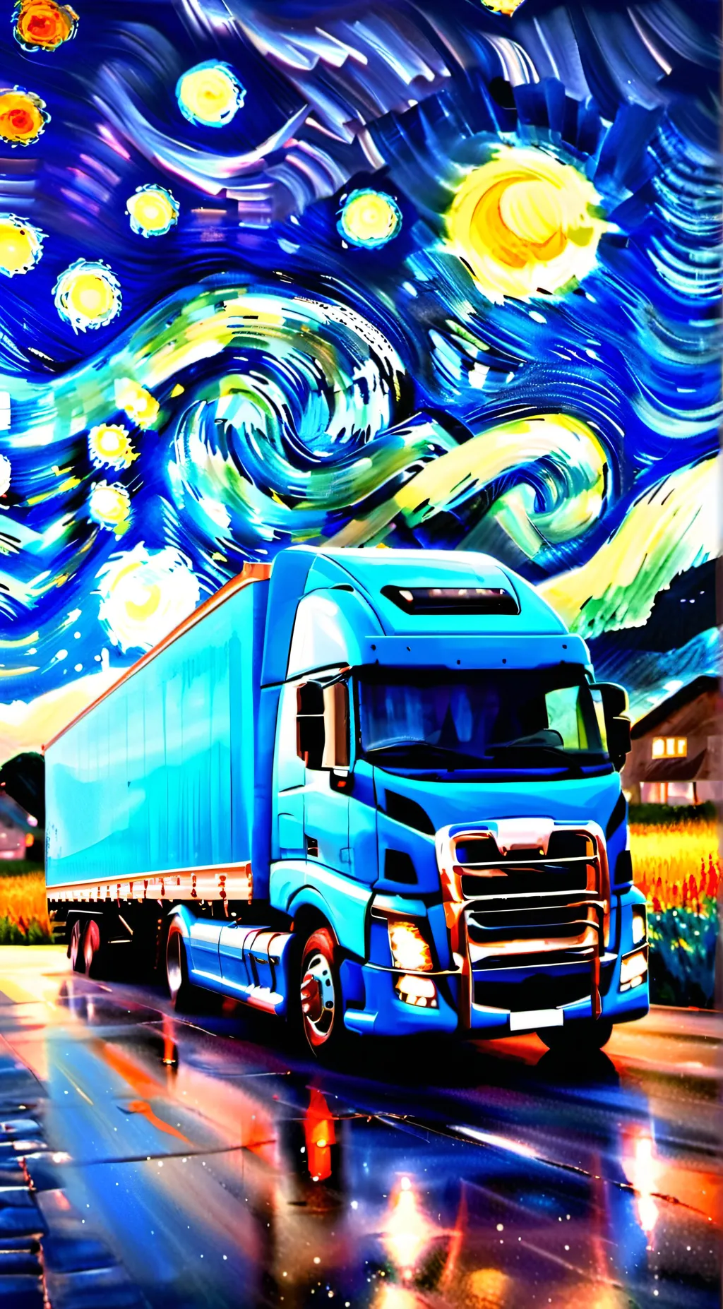ai character: HB Road Trip background