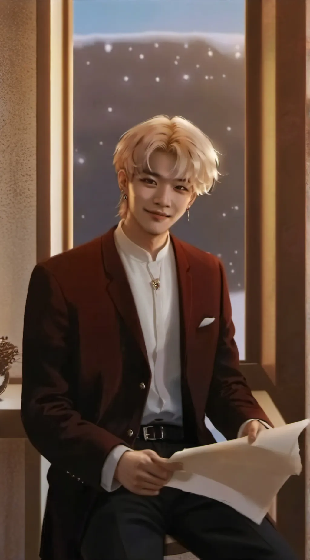 ai character: Hwang Hyunjin background