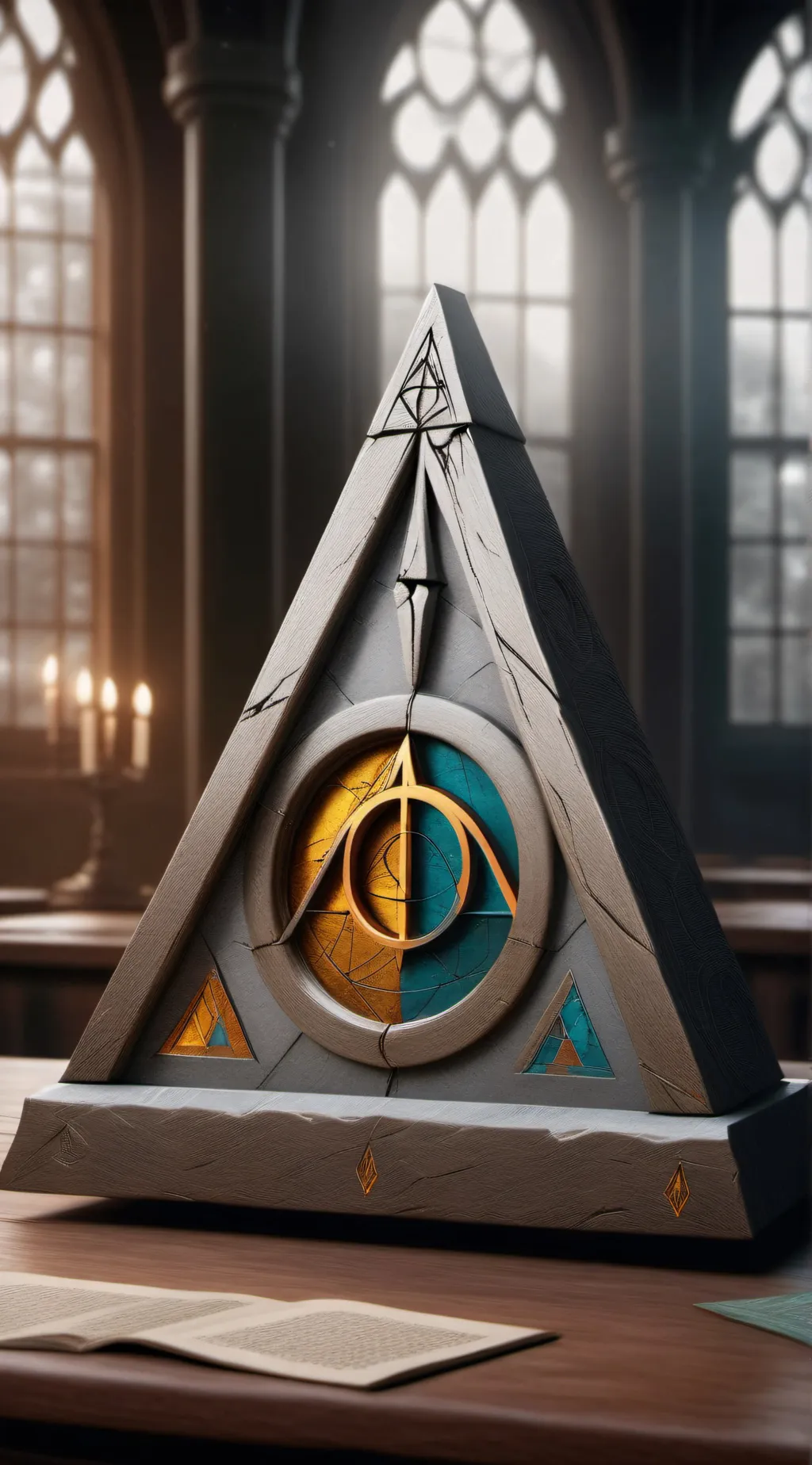 ai character: Deathly Hallows background