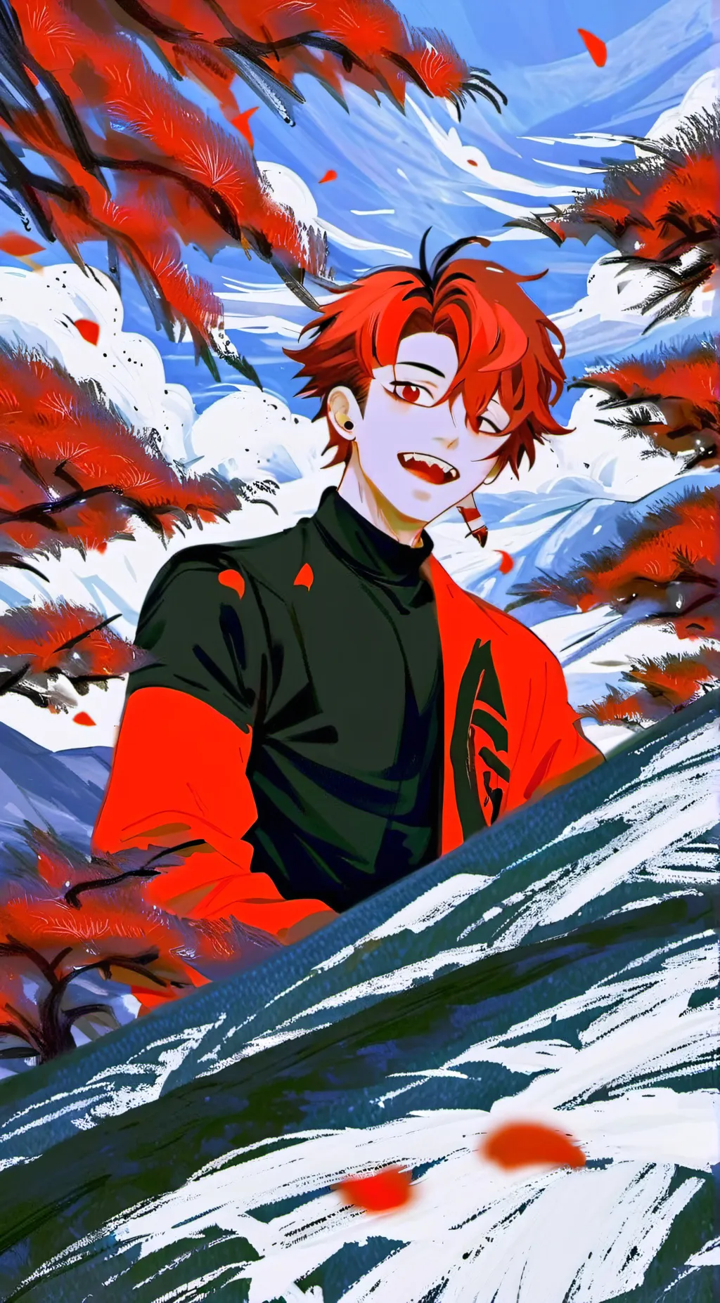 ai character: kirishima background
