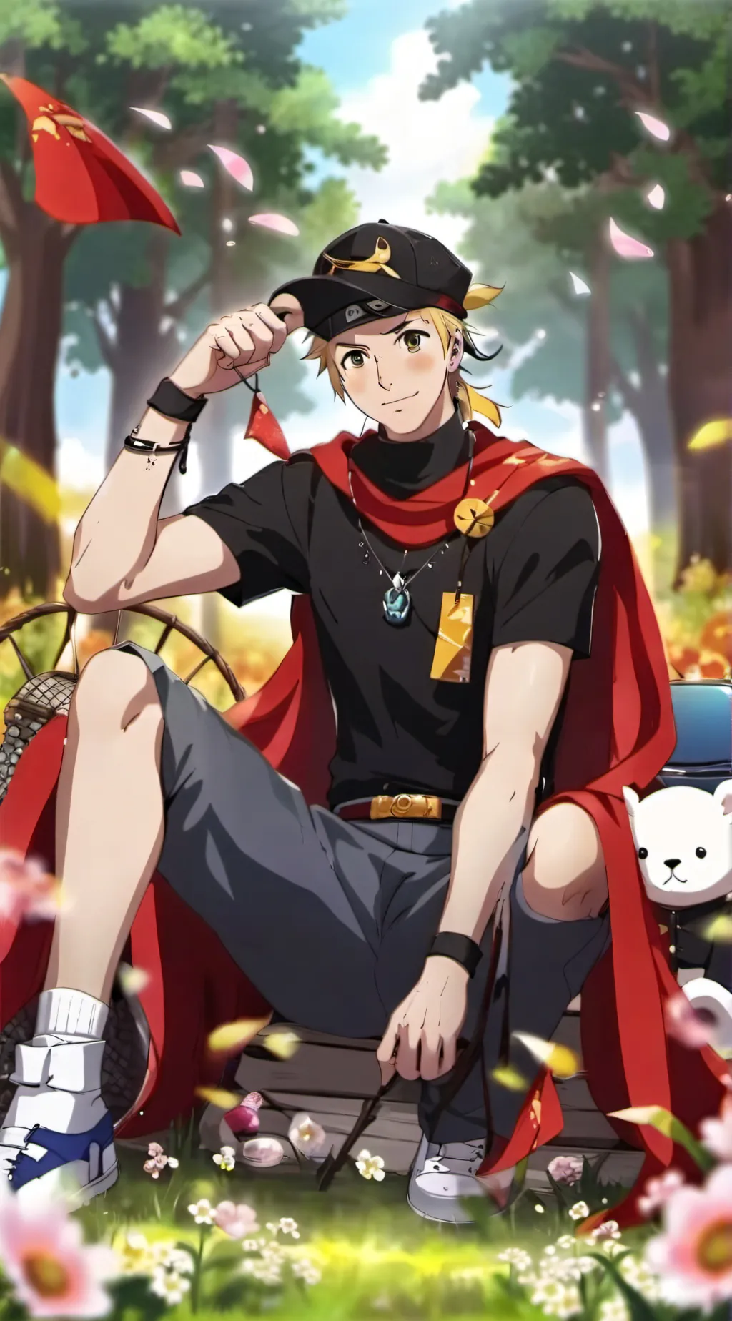 ai character: Aaron  background