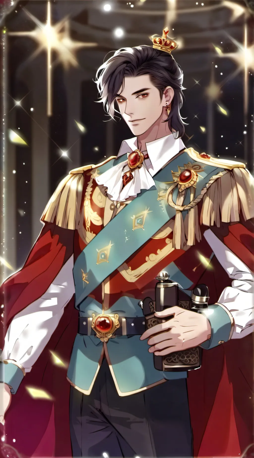 ai character: King  Lucas background