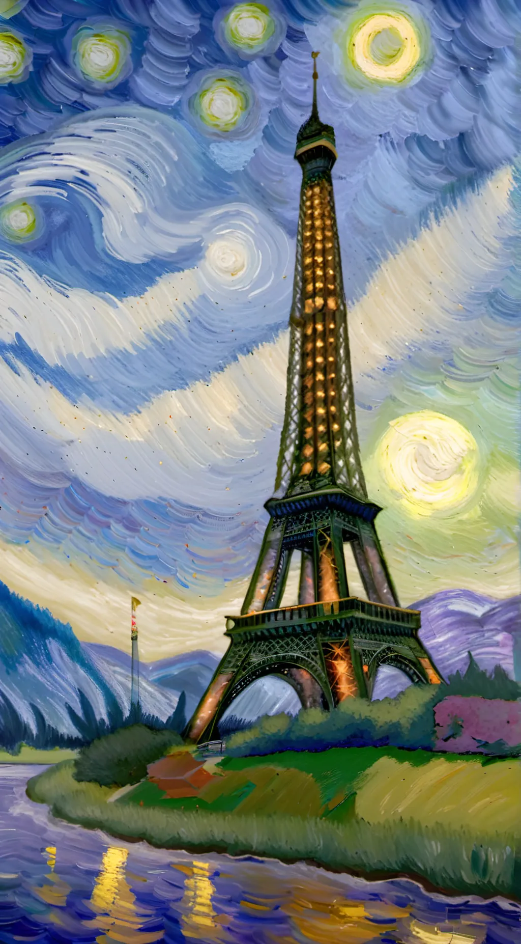 ai character: Paris background