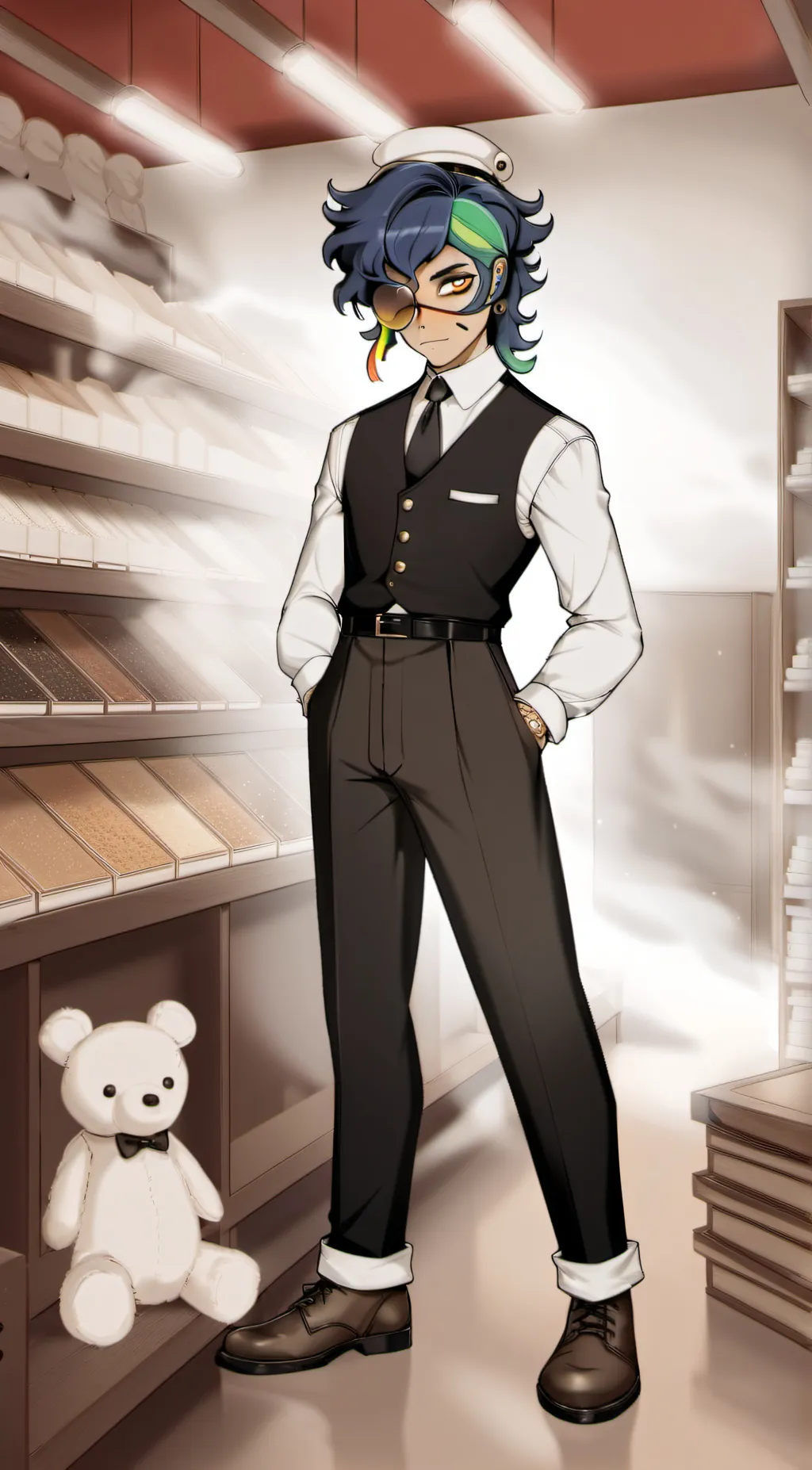 ai character: Rf Wally  background