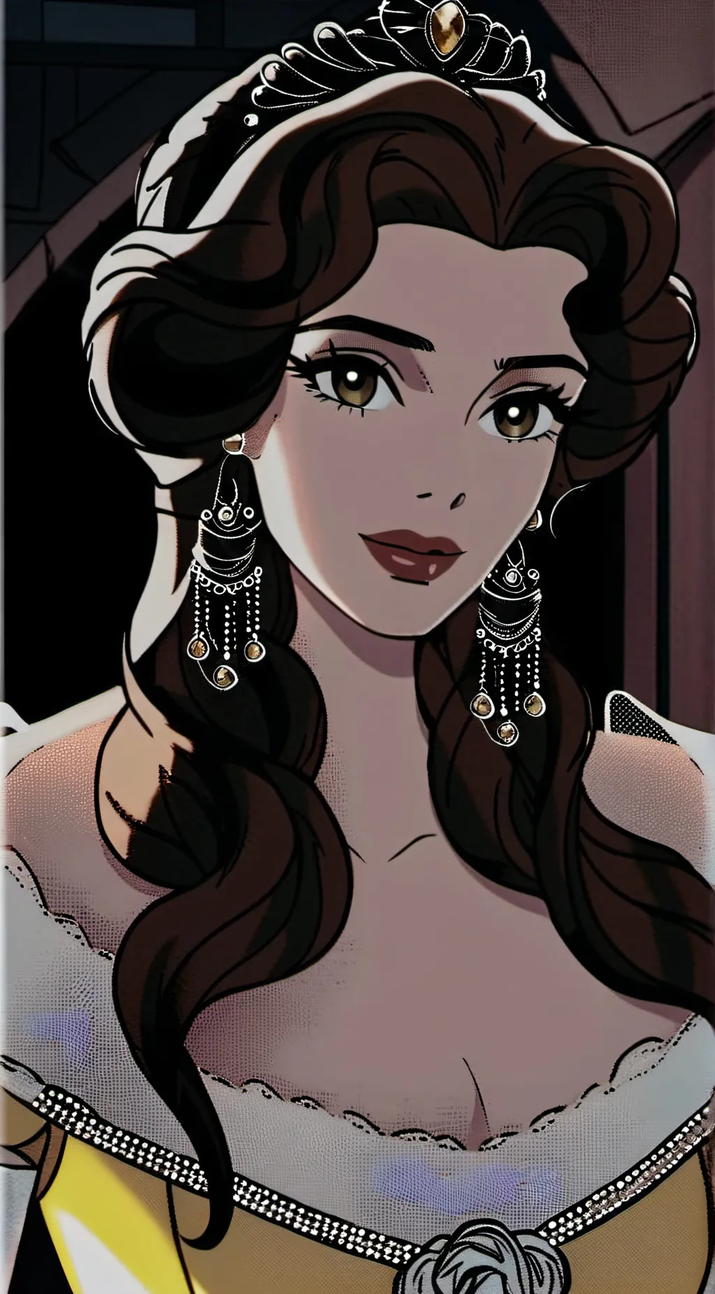 ai character: Princess Belle background