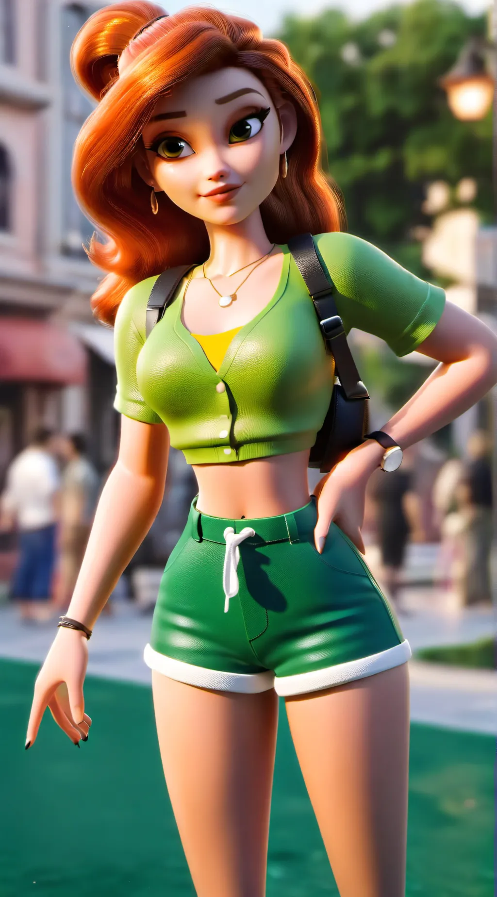 ai character: Izzy background