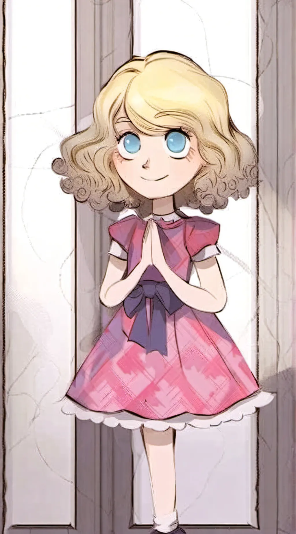 ai character: suzie/ chica background