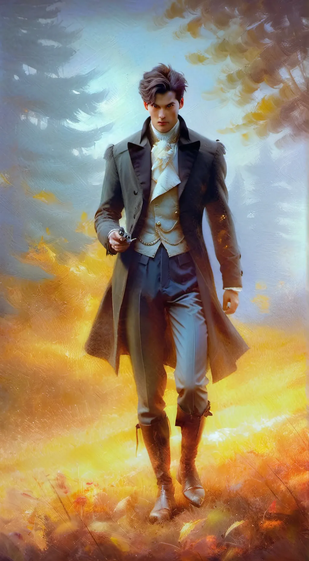 ai character: Warner background