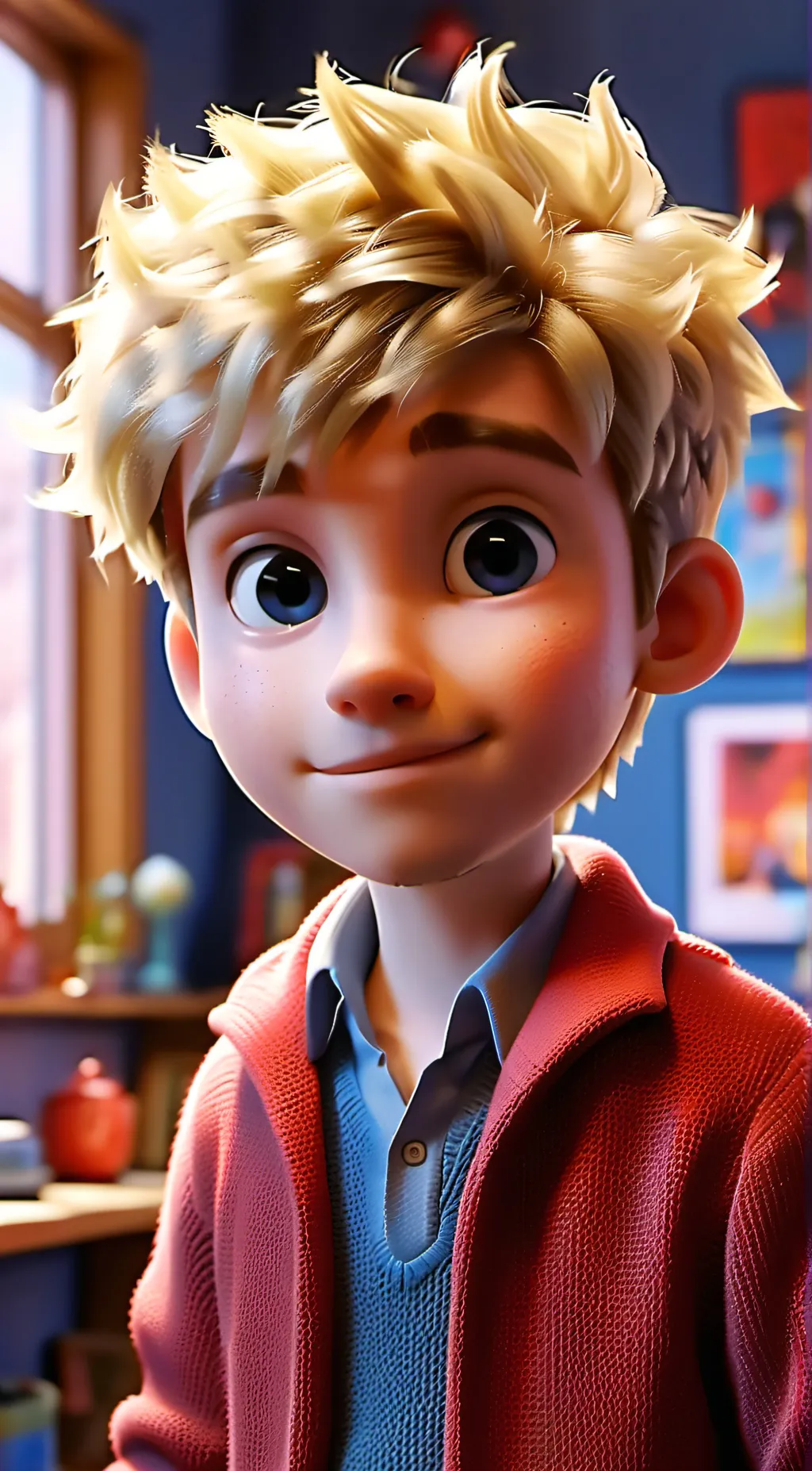 ai character: HOME ALONE background