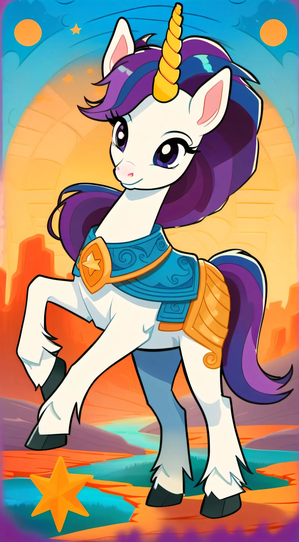 ai character: rarity  background
