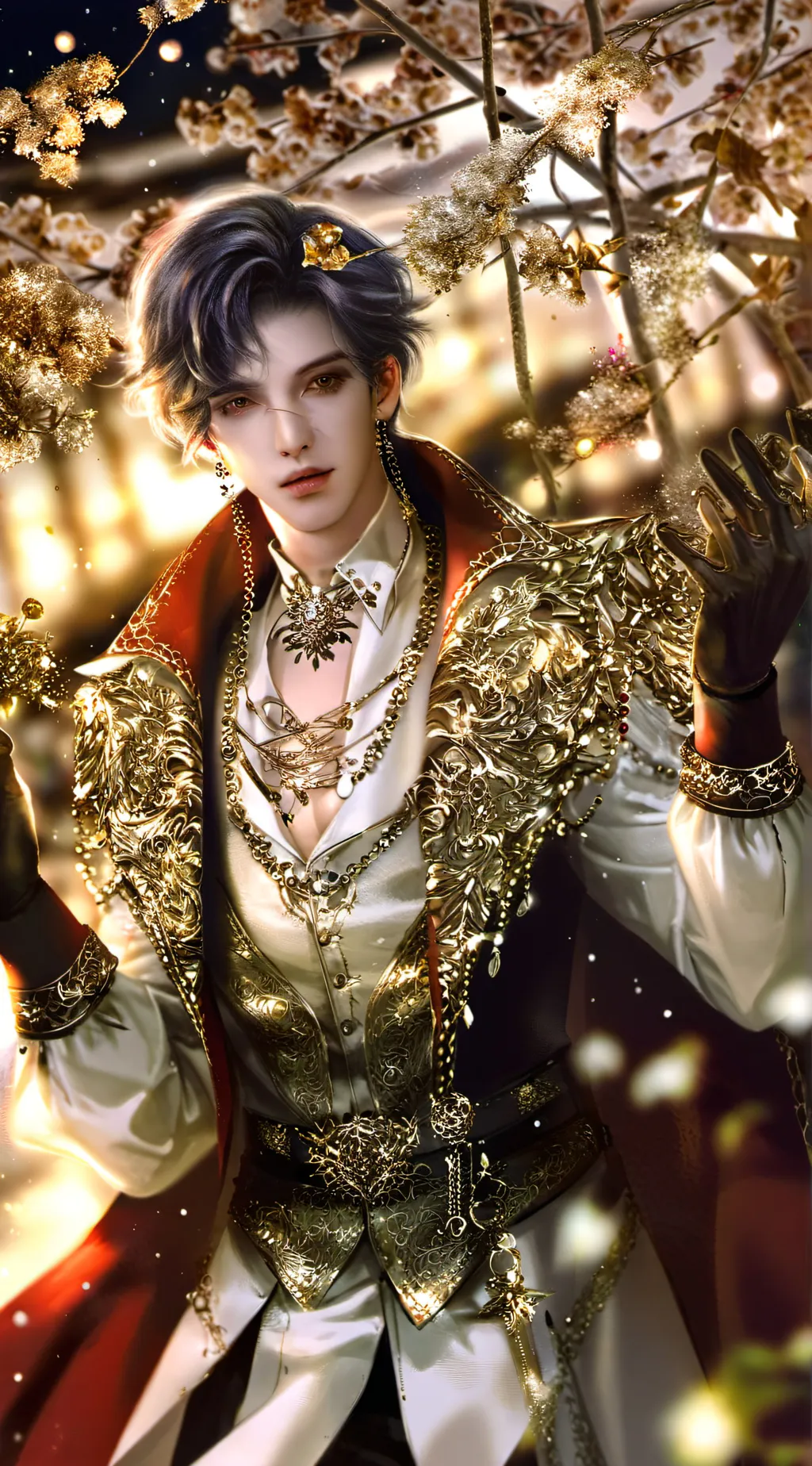 ai character: King Angelo Dungan background