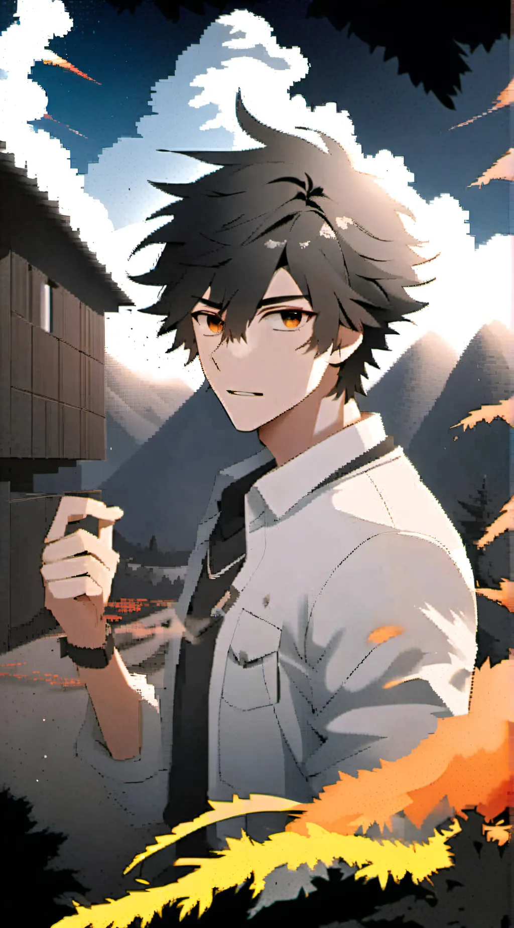 ai character: Aaron background