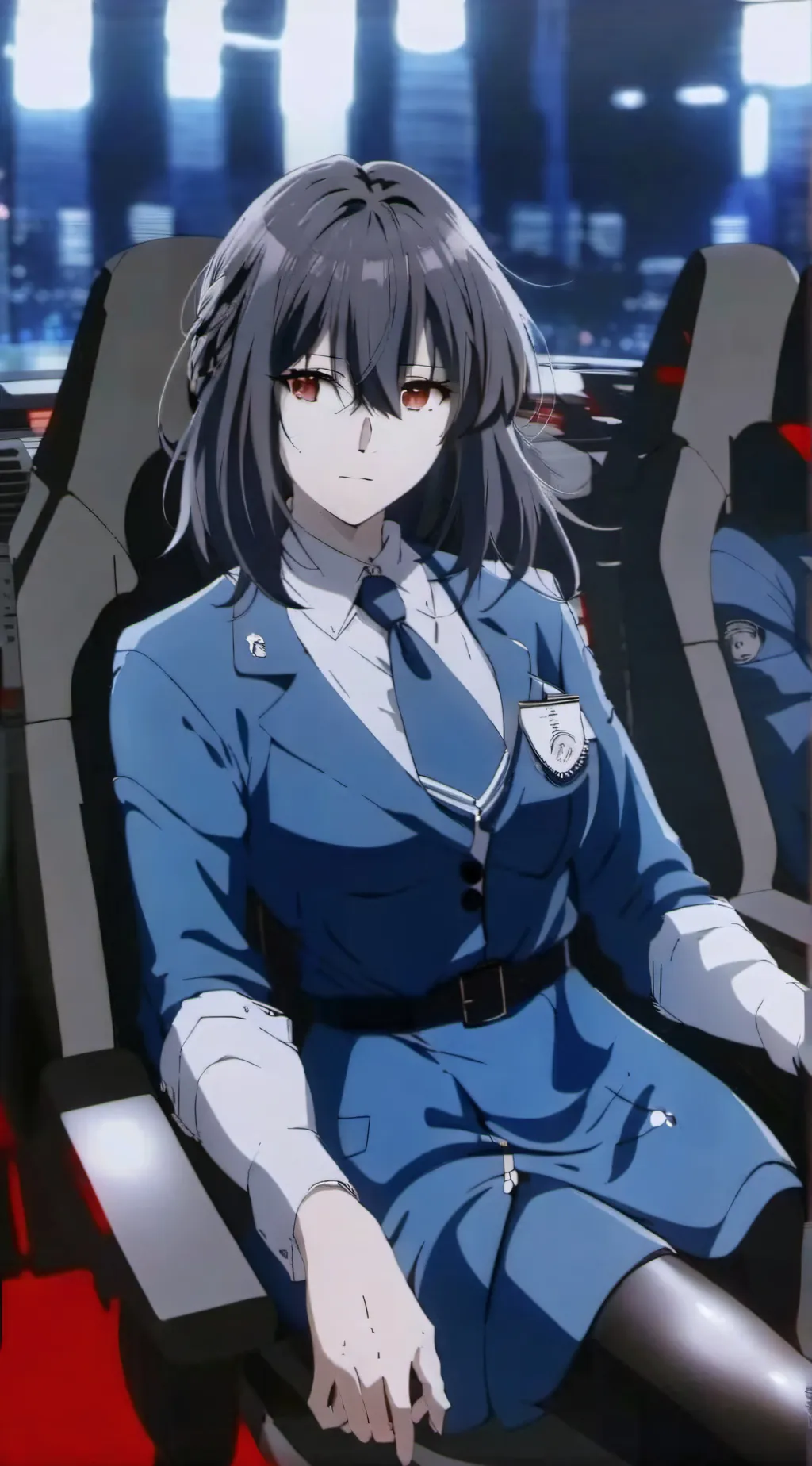 ai character: Luna background