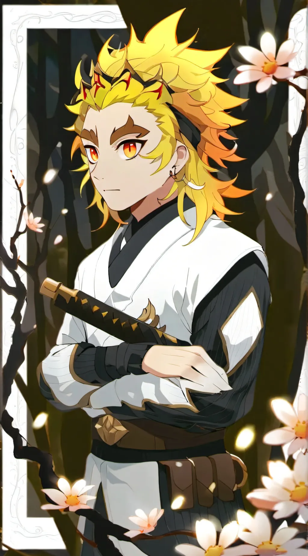 ai character: rengoku  background