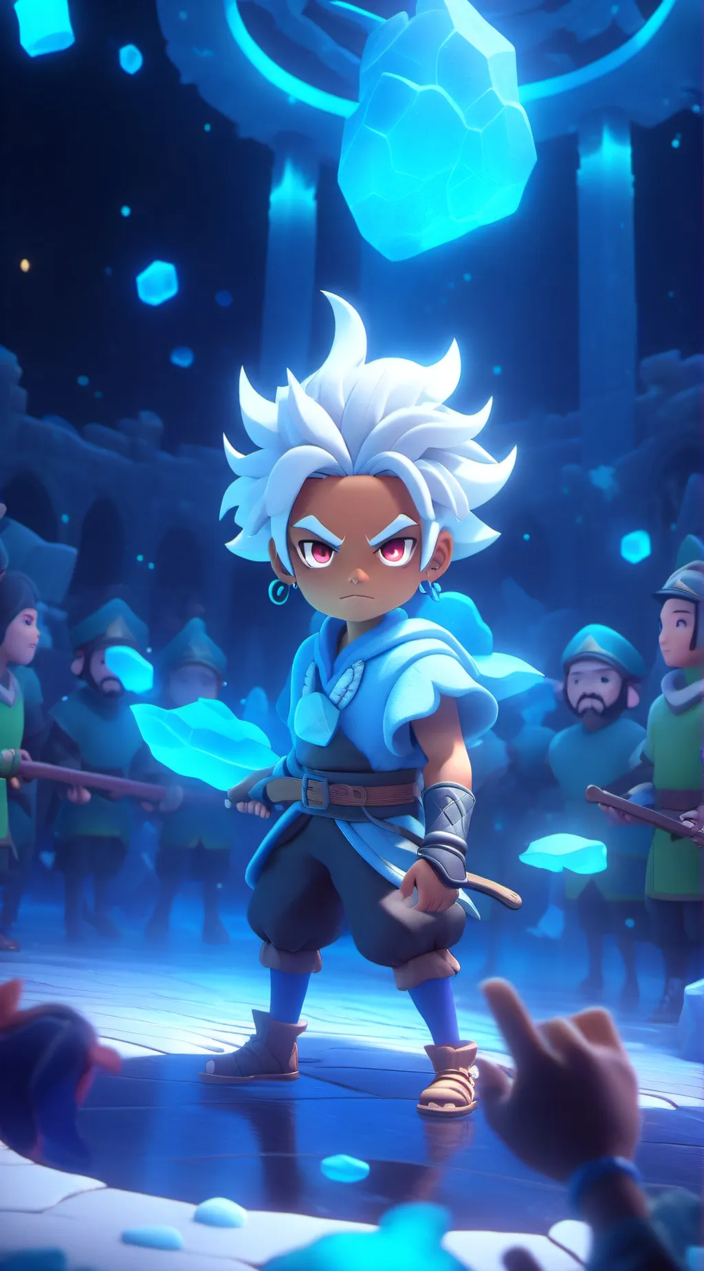 ai character: Egghead arc background