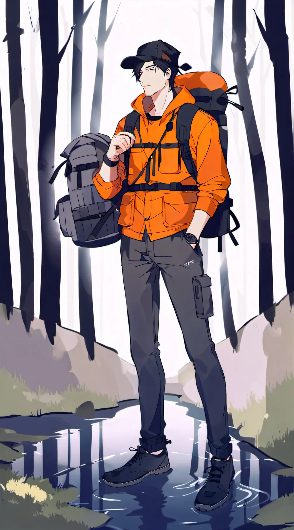 ai character: Adam background