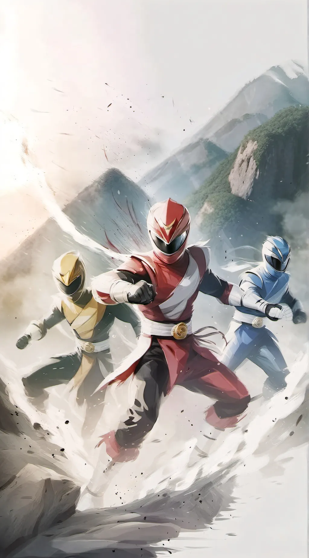 ai character: ninja storm background