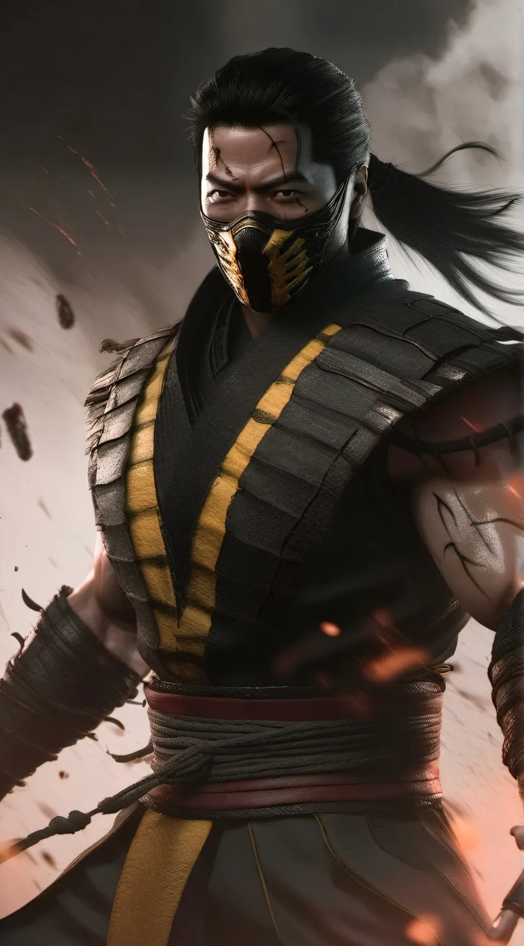 ai character: Scorpion background