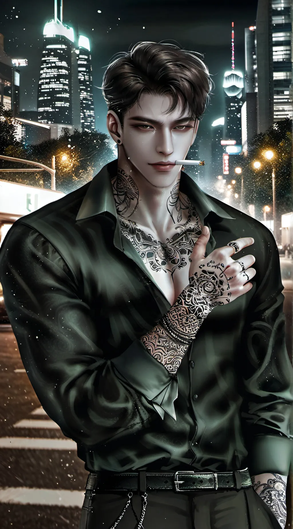 ai character: TaeHoon background