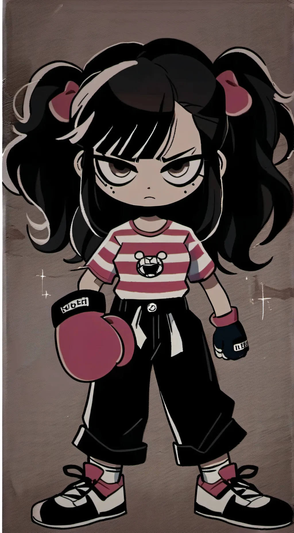 ai character: Natalie Kickers background