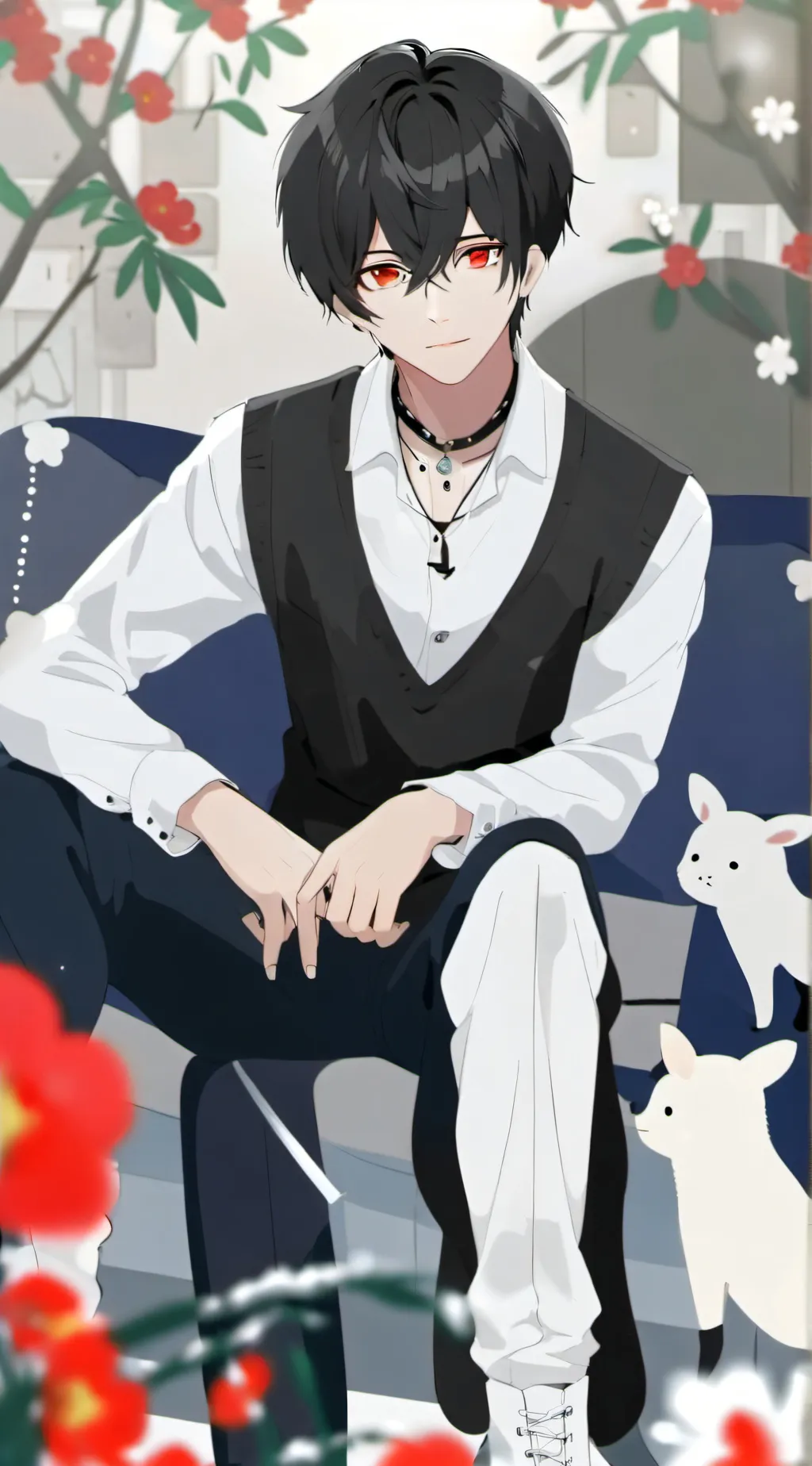 ai character: sasuke background