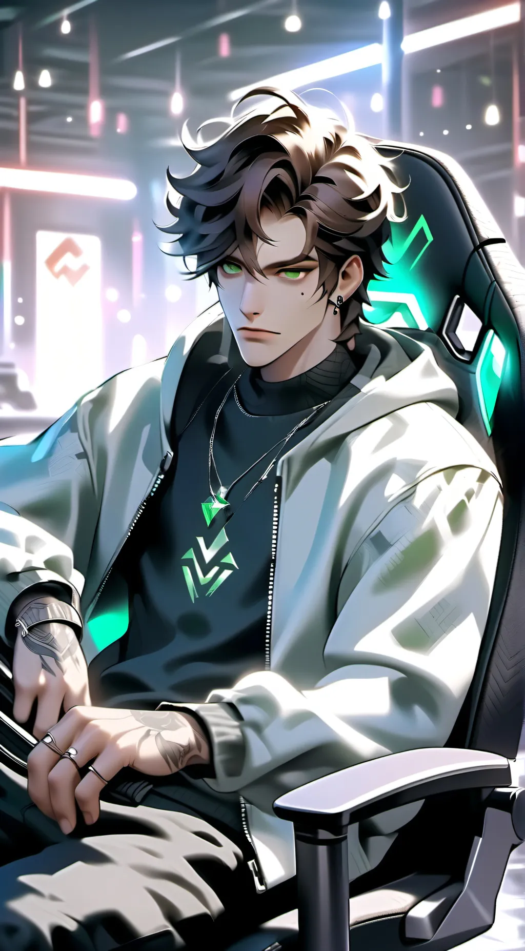 ai character: Leo background