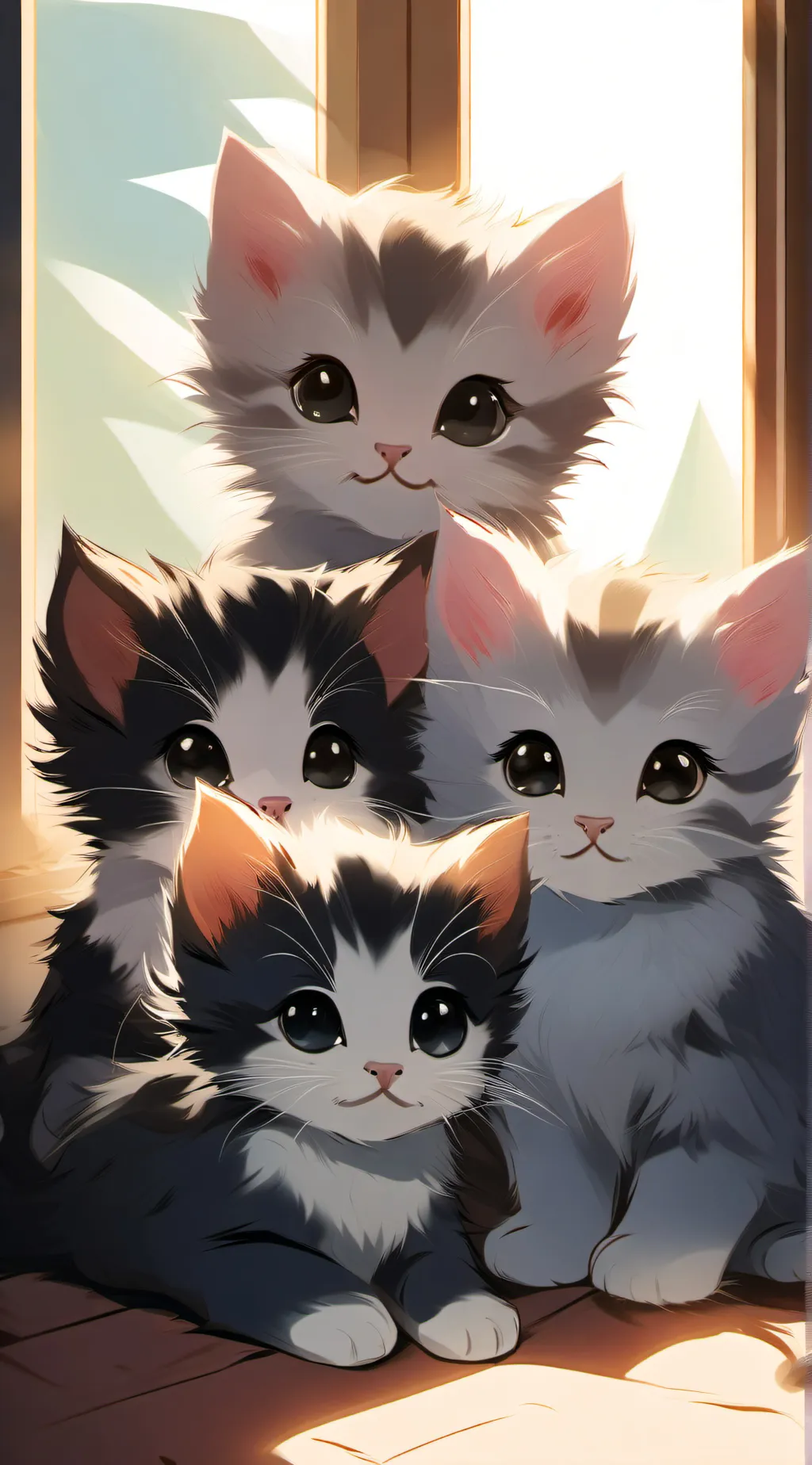 Talkie AI - Chat with Four kittens🥰