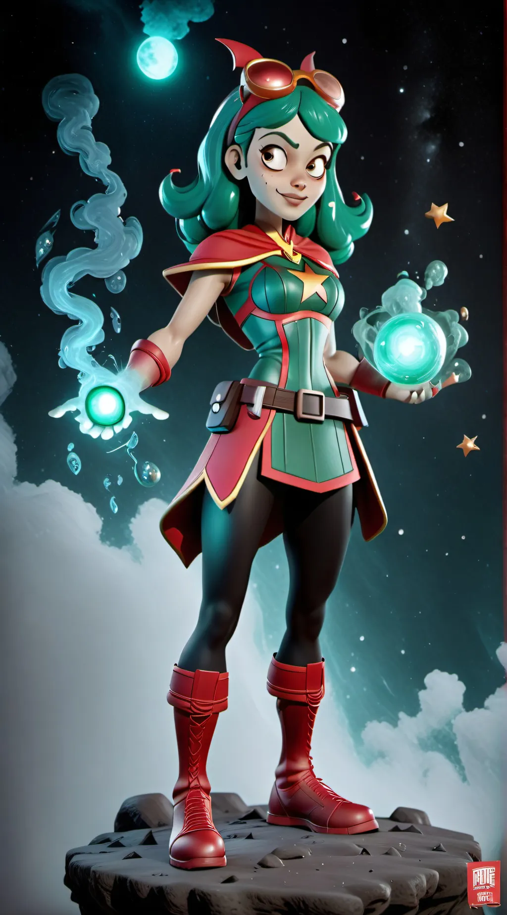 ai character: Planetina background
